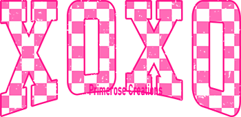 XoXo Checkered DTF