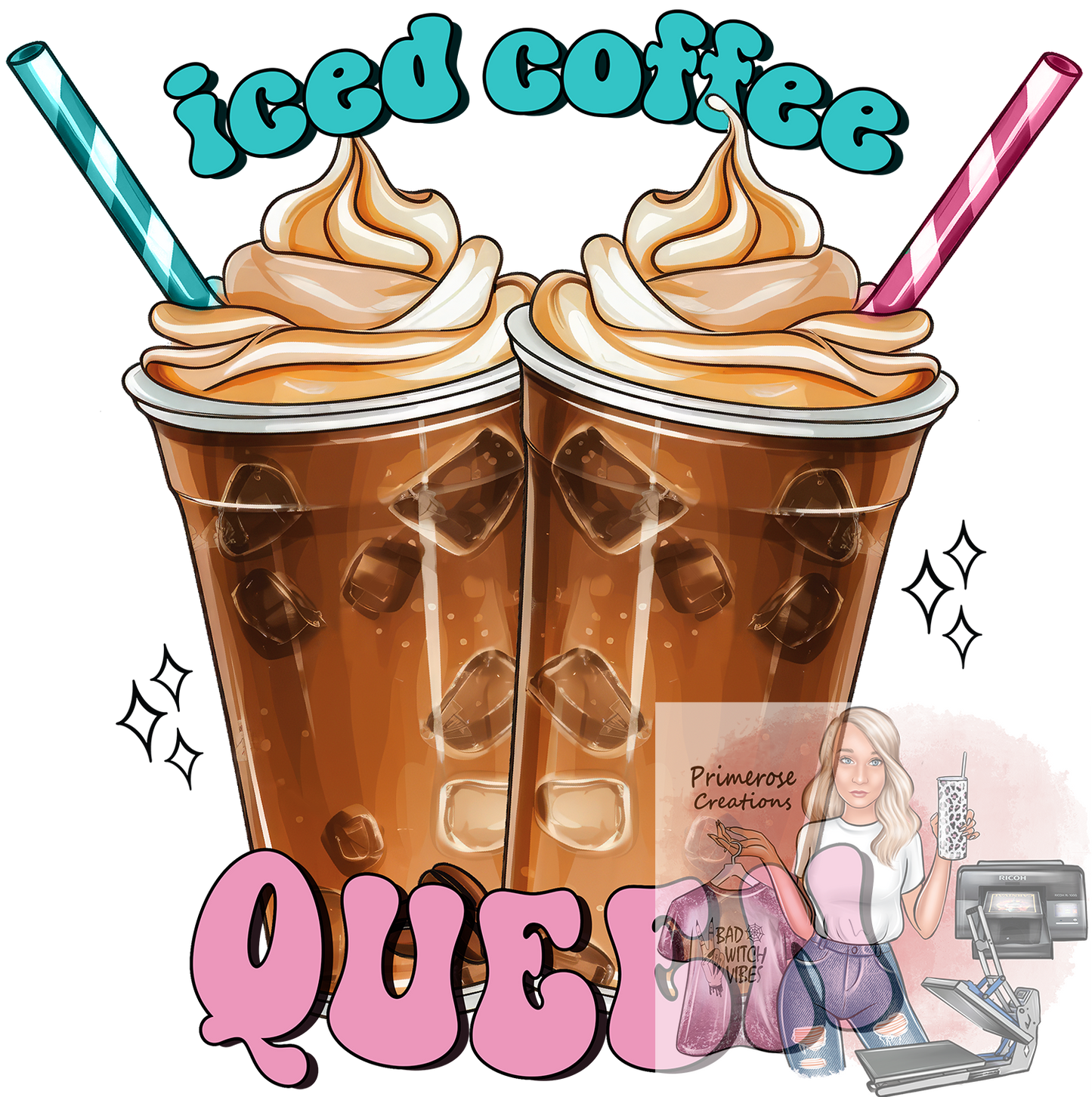 Iced Coffee Queen DTF