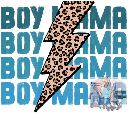 Boy Mama Repeat DTF