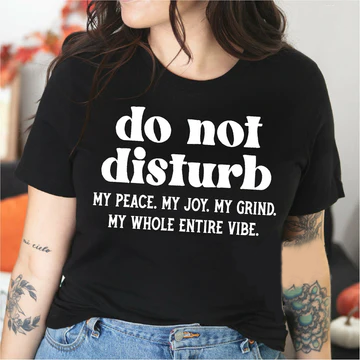 Do Not Disturb Screen Print