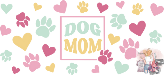 Dog Mom Pastel Libbey Wrap
