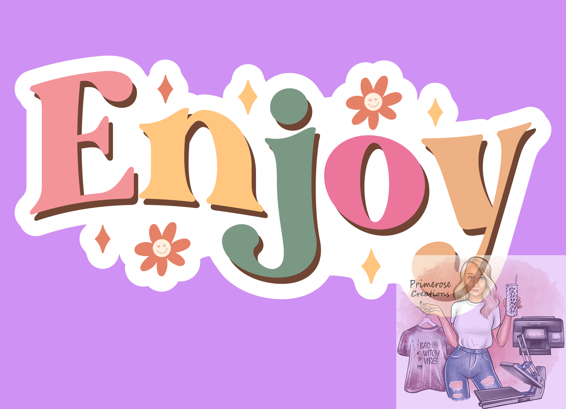 Enjoy Stickers – Primerose Creations