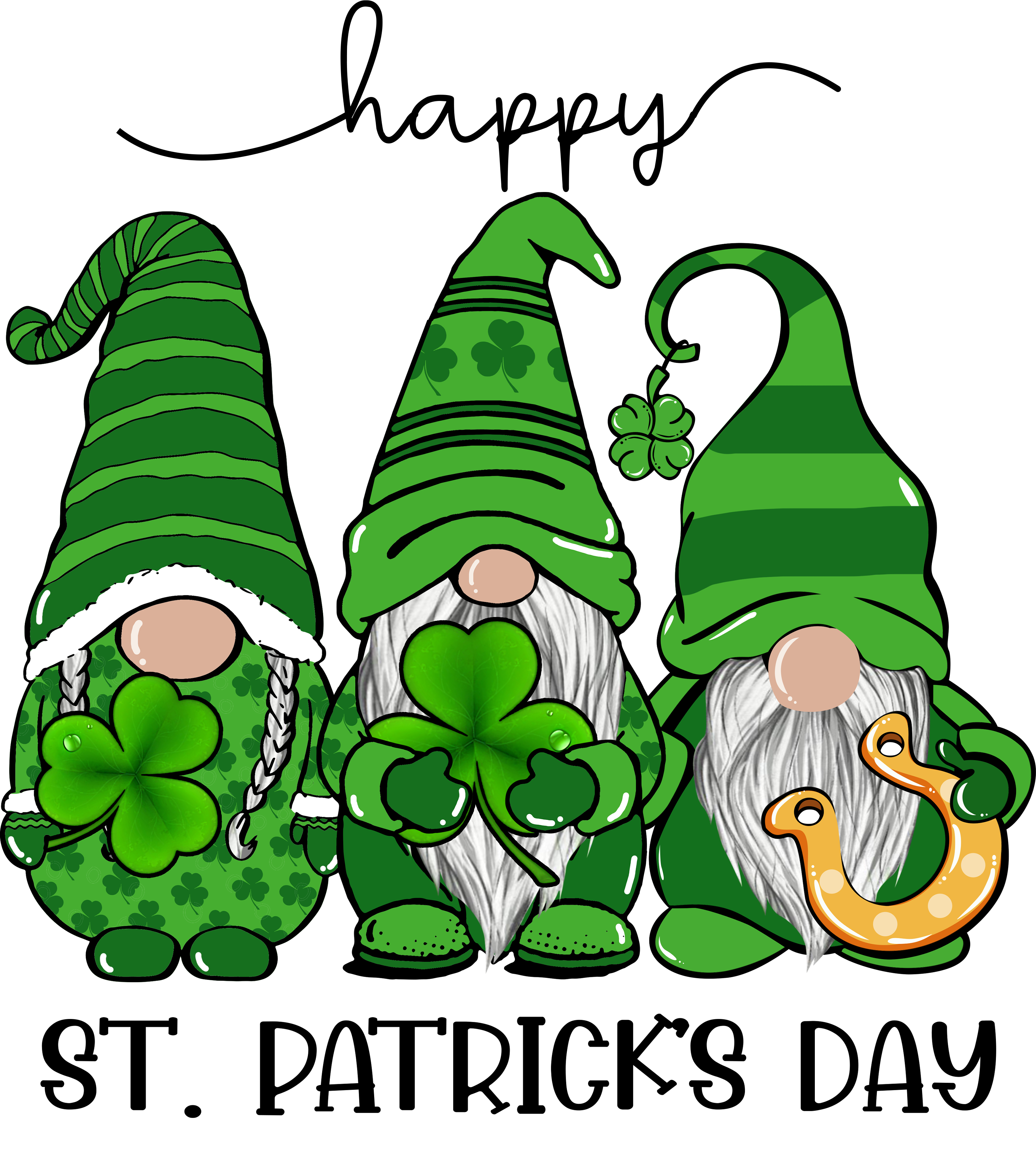 Happy St. Patrick's Day Gnomes DTF – Primerose Creations