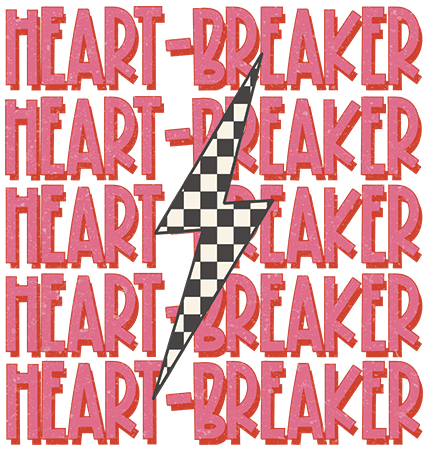 Heart Breaker Repeat DTF
