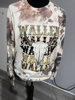 Wallen Repeat Cowhide Long Sleeve T-Shirt (Made to Order)