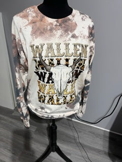 Wallen Repeat Cowhide Long Sleeve T-Shirt (Made to Order)