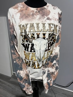 Wallen Repeat Cowhide Long Sleeve T-Shirt (Made to Order)