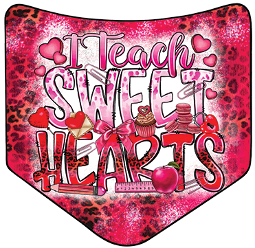 I Teach Sweet Hearts Pocket DTF