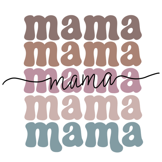 Mama Repeat Pastels DTF