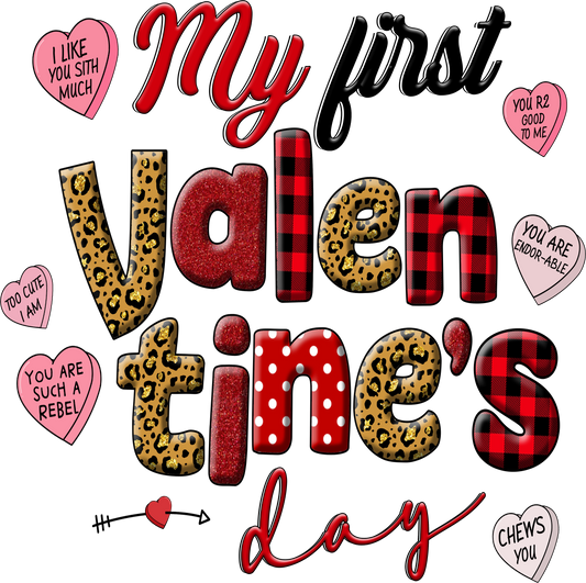 My First Valentines Day DTF