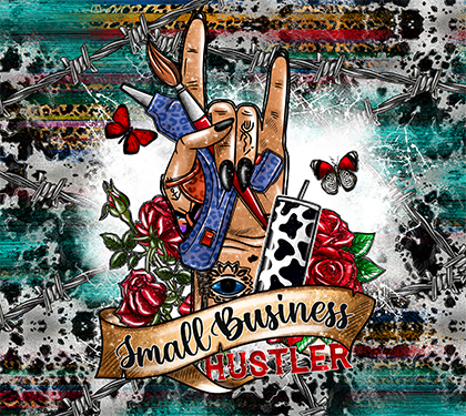 Small Business Hustler Tumbler Wrap