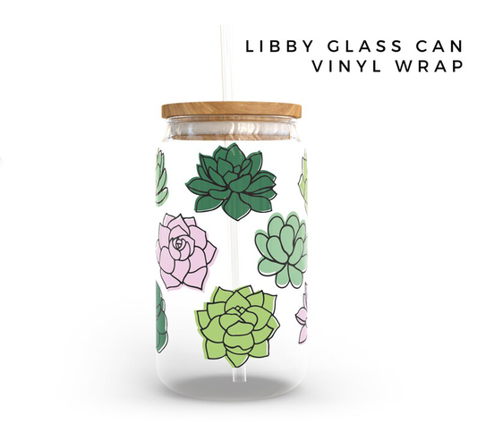Succulent Libbey Wrap