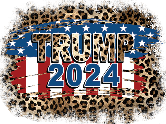 Trump 2024 Cheetah DTF